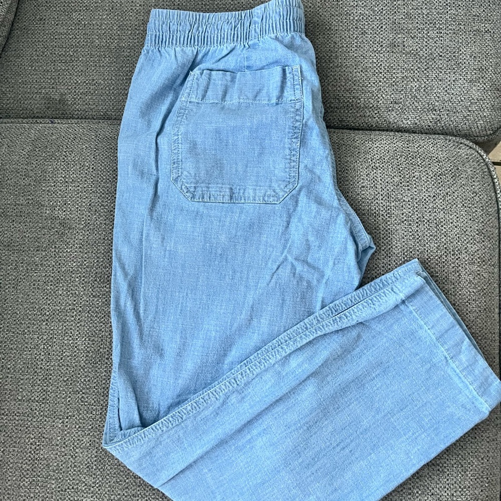 L.L. Bean Sky Blue Favorite Fit Pants - Picture 4 of 8